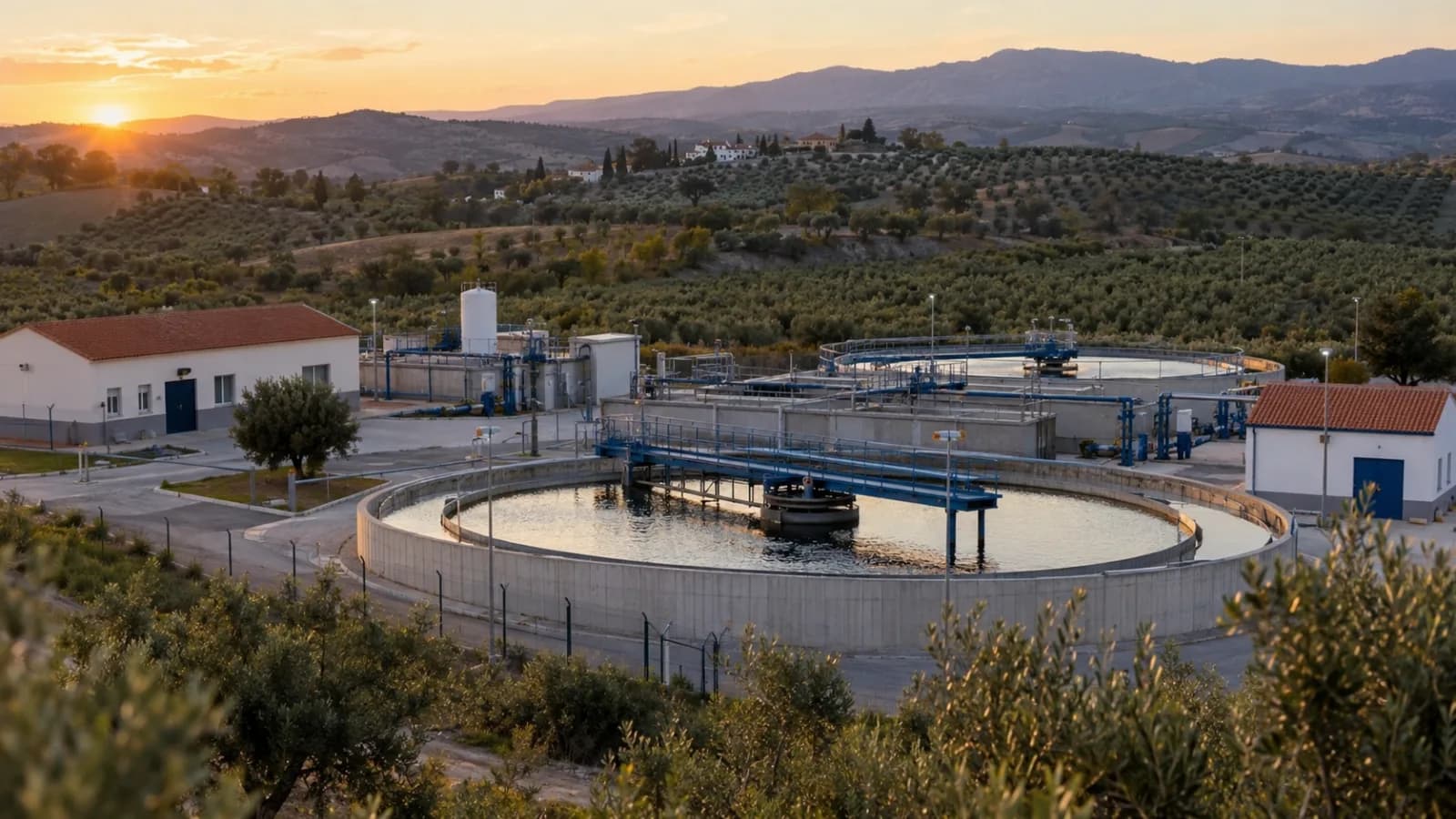 Planta de regeneración de aguas para reutilización agrícola